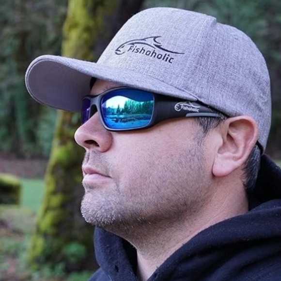 Pro Series Polarized Fishing Sunglasses Rubber Accents UV400 Protection Matte - Picture 1 of 8